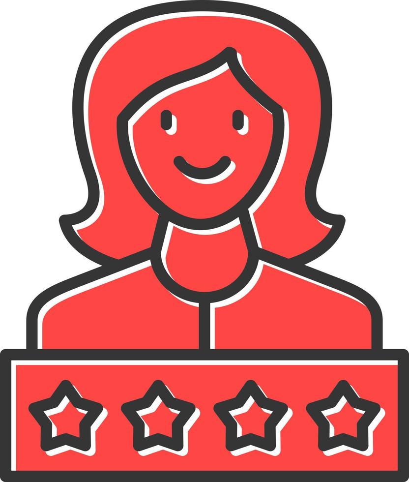 Customer Satisfaction Creative Icon Design vector