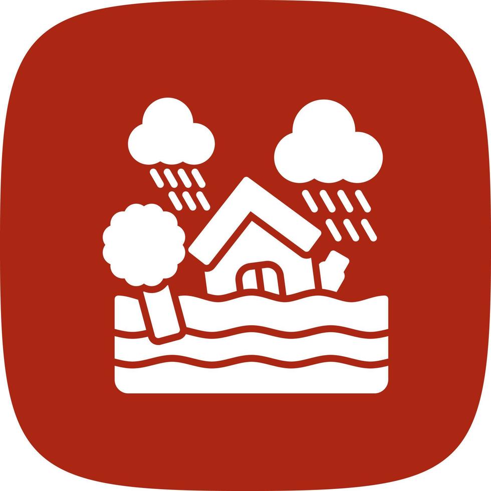 Flood Creative Icon Design vector