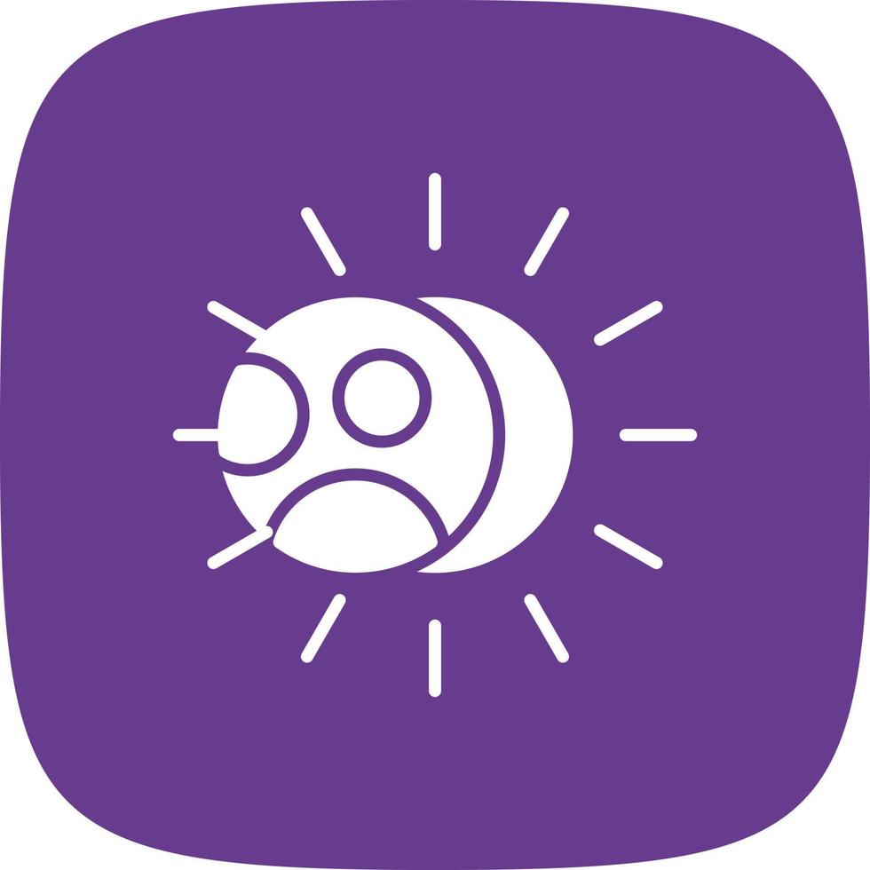 Eclipse Creative Icon Design vector