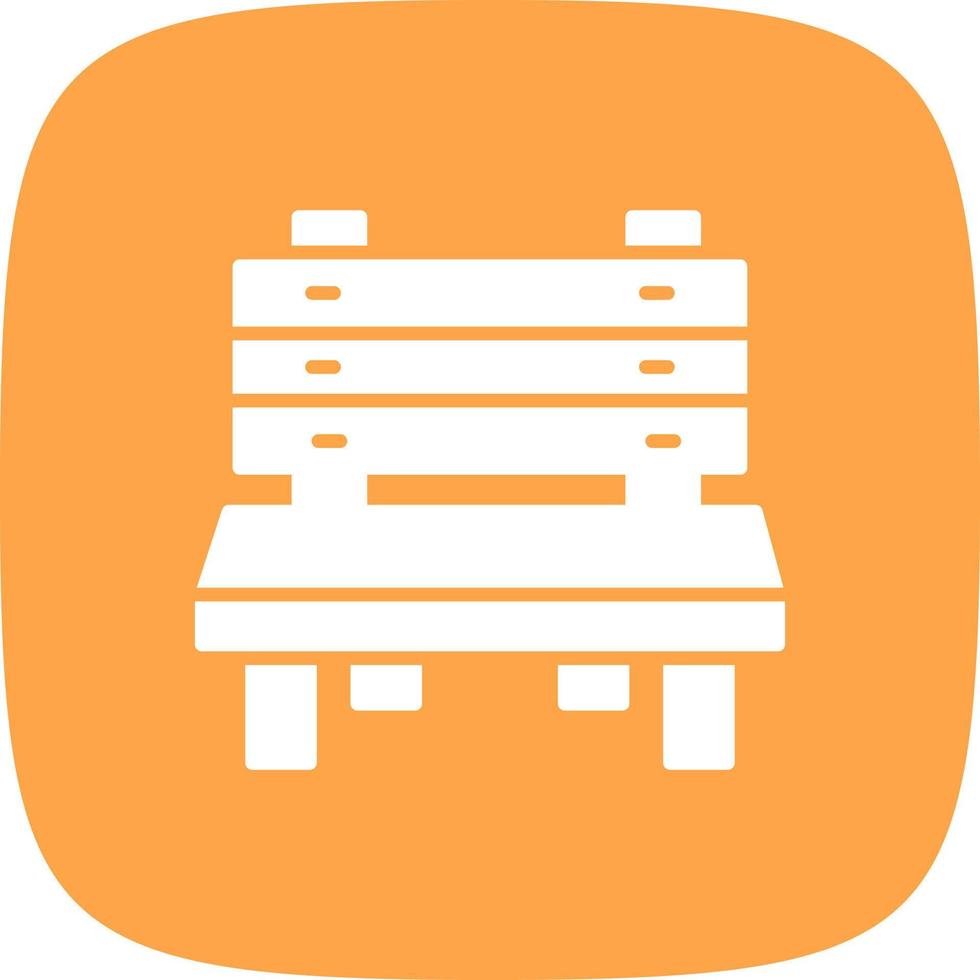 Bench Creative Icon Design vector