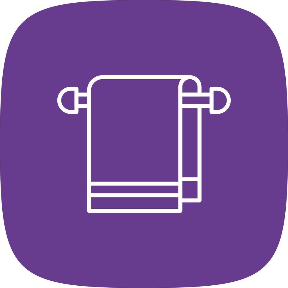 Towel  Creative Icon Design vector