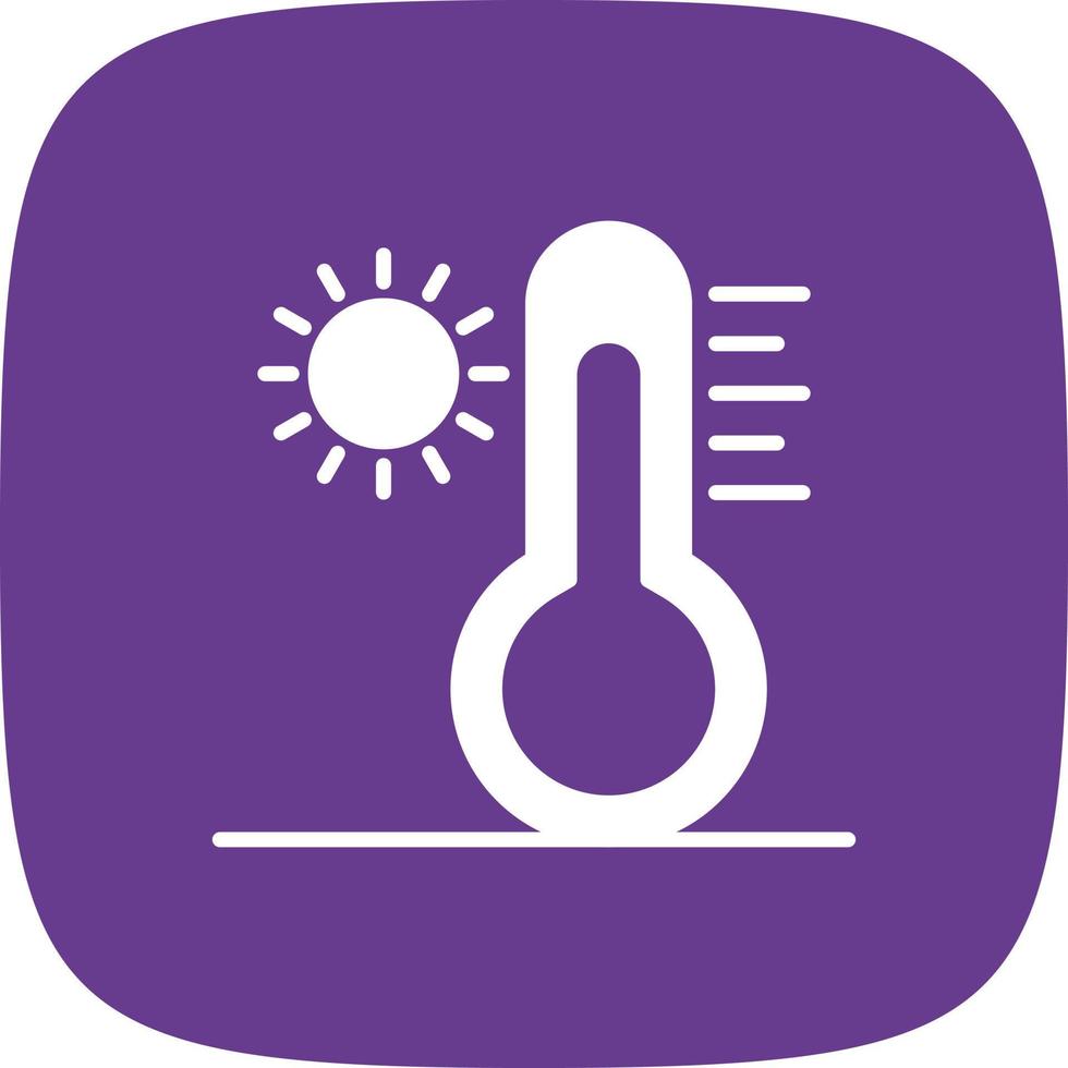 High Temperature Creative Icon Design vector