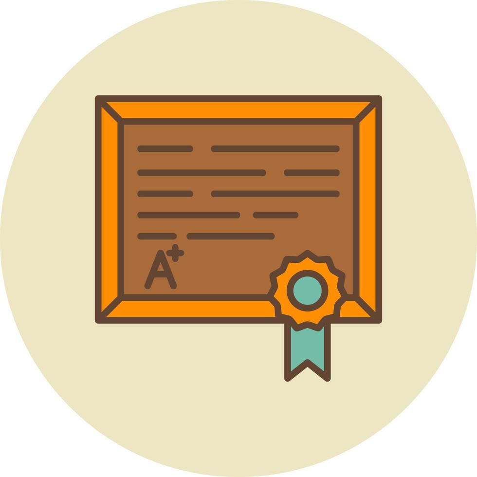 Diploma Creative Icon Design vector