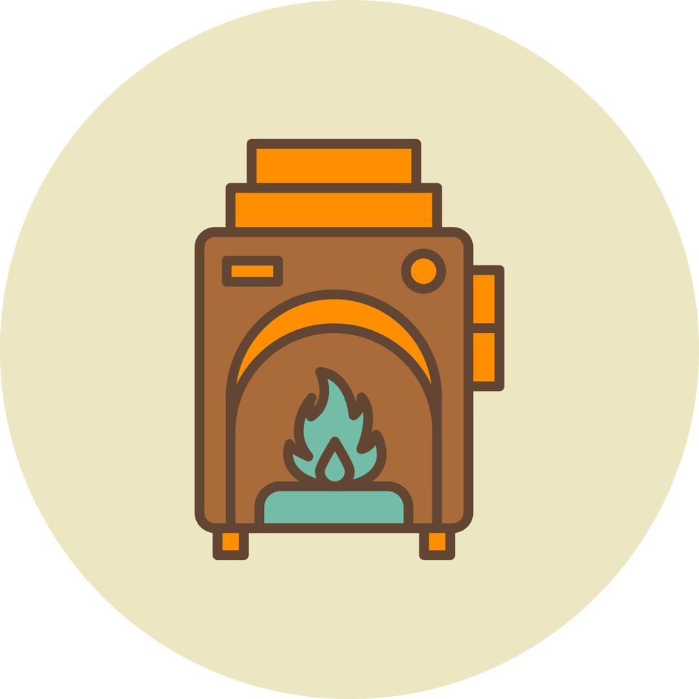 diseño de icono creativo de horno vector