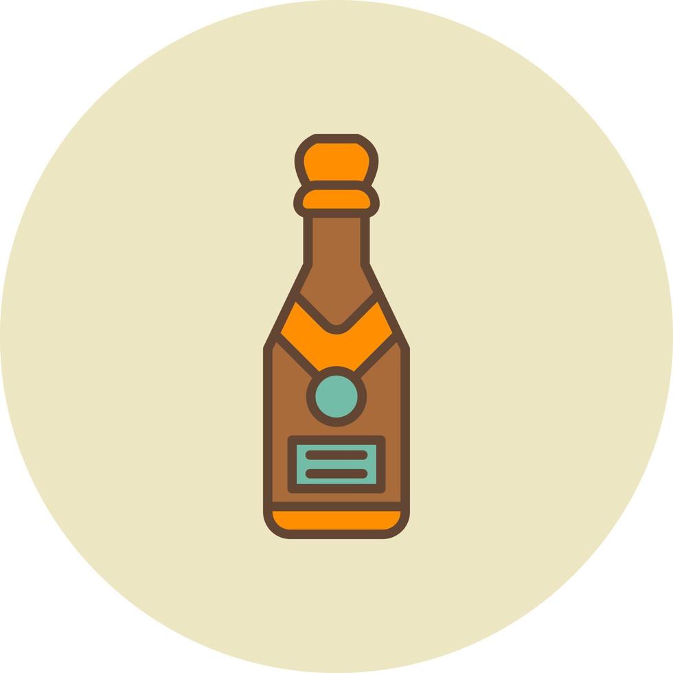 Champagne Creative Icon Design vector
