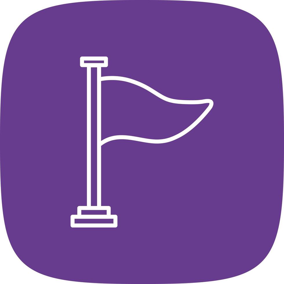Flag Creative Icon Design vector