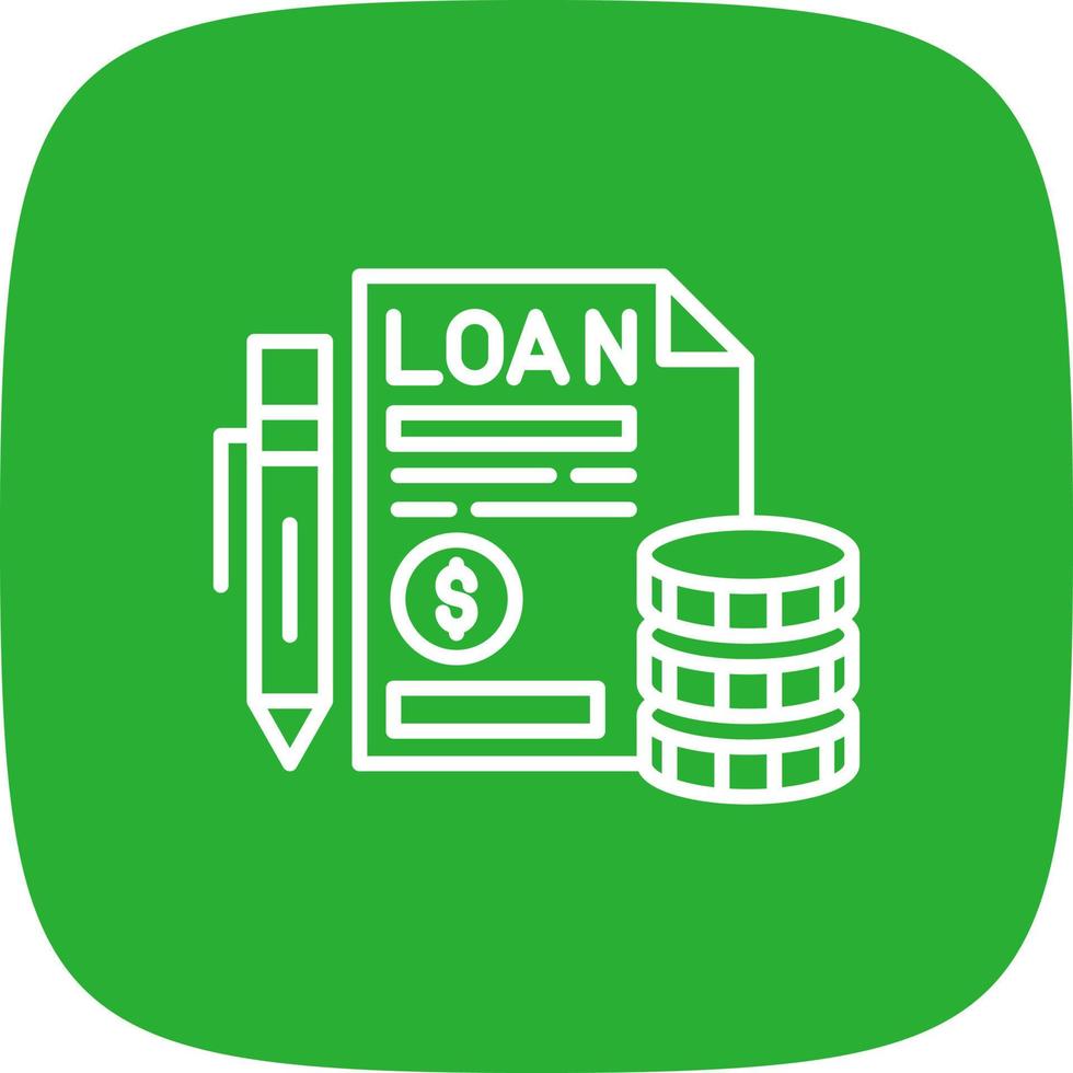 Loan Creative Icon Design vector