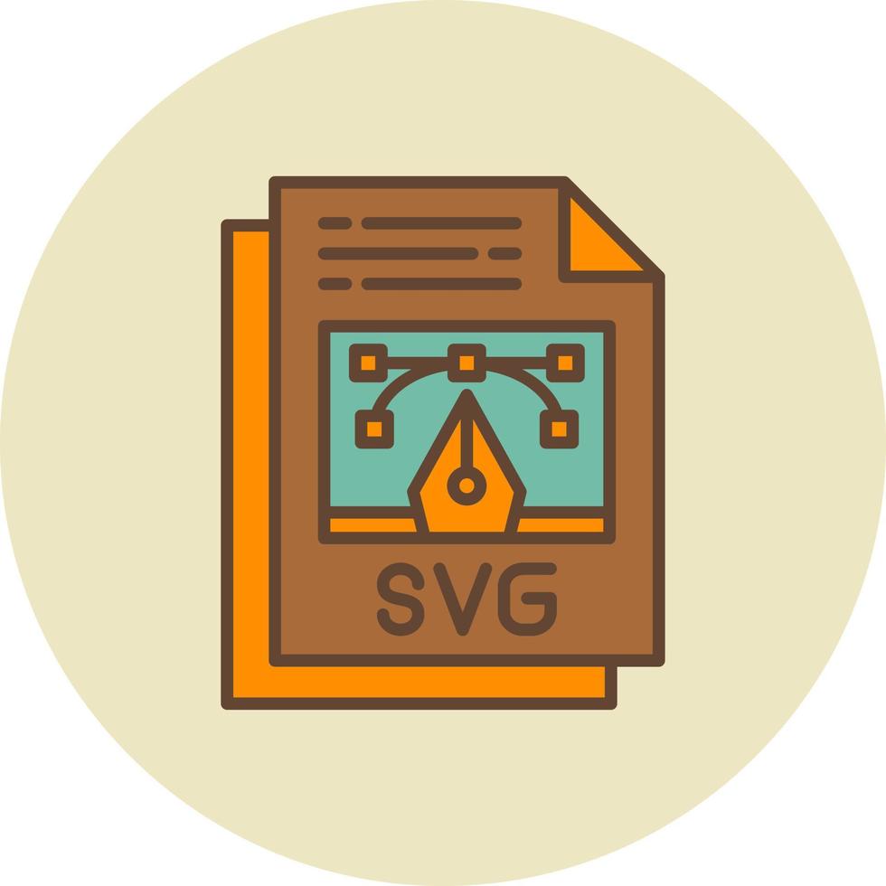 diseño de icono creativo de archivo svg vector