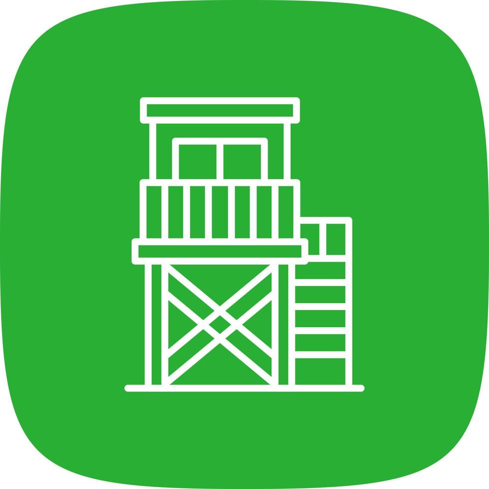 Watchtower Creative Icon Design vector