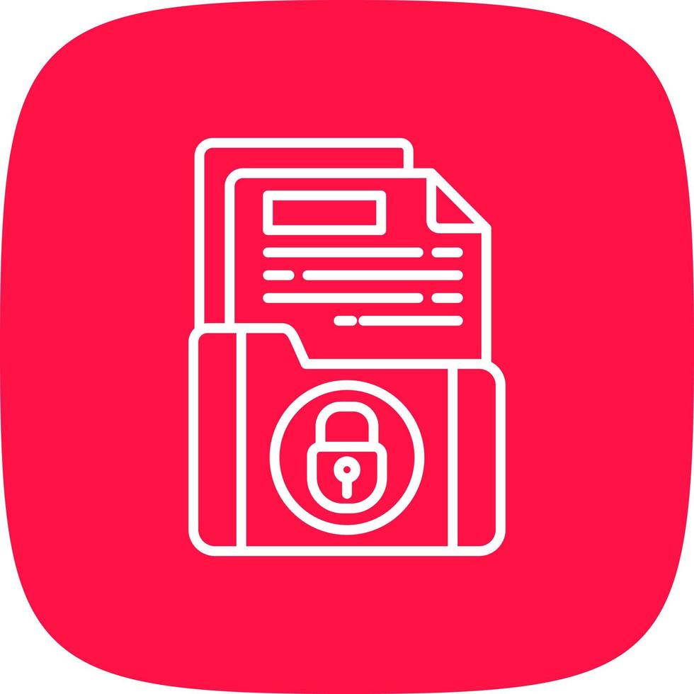 Confidential Creative Icon Design vector