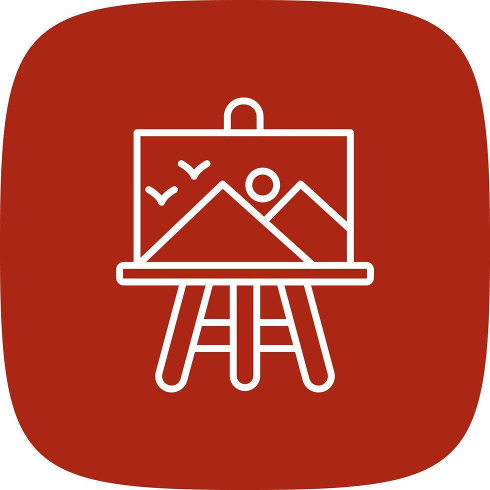 Canvas Creative Icon Design vector