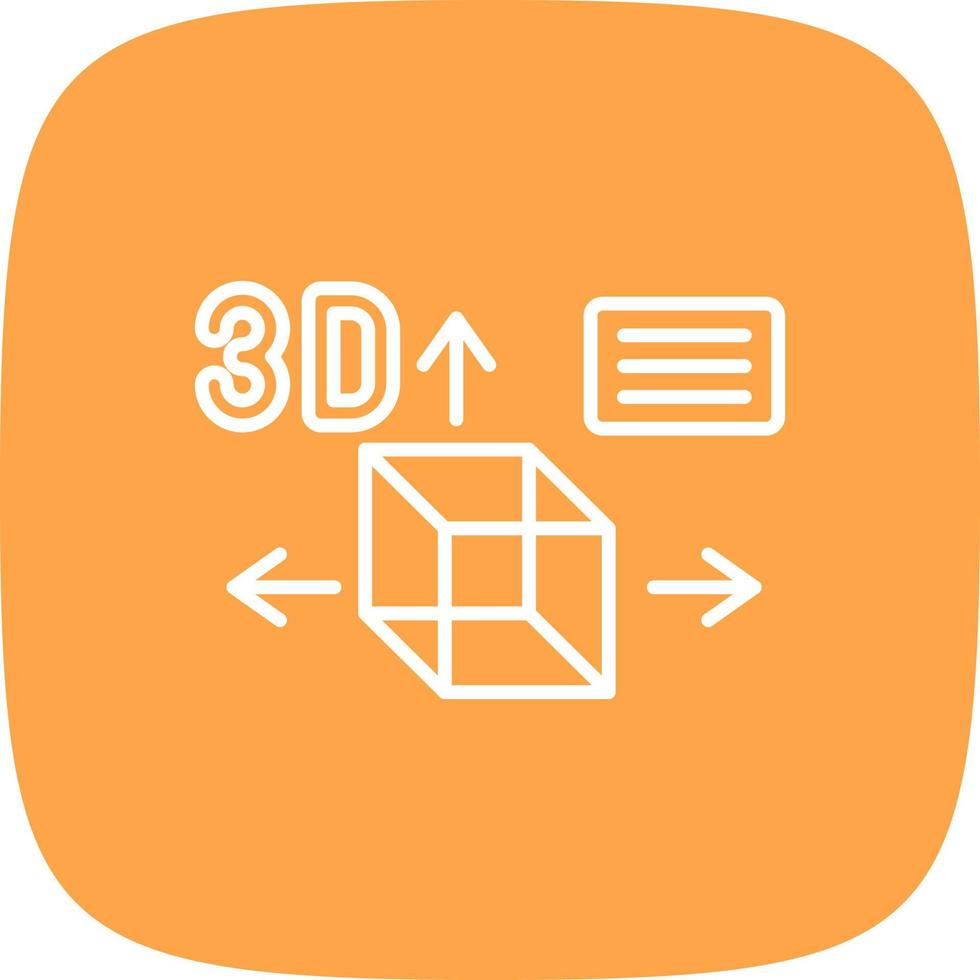 diseño de icono creativo de diseño 3d vector