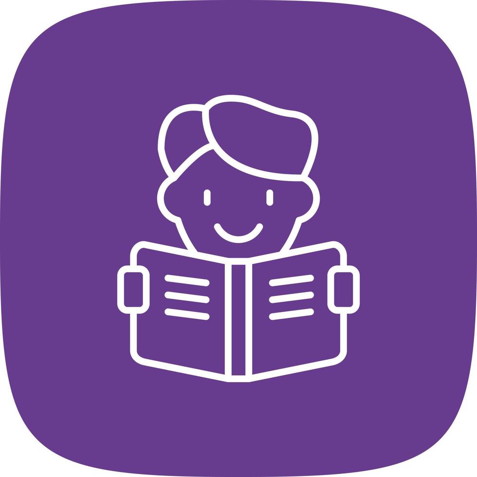 Reading Creative Icon Design vector