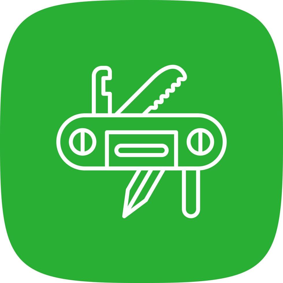 Swiss Army Knife Creative Icon Design vector