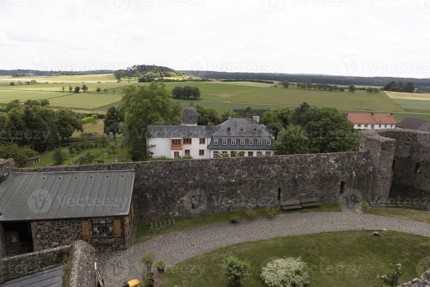 Image from the historic German castle ruins Muenzenberg in hesse photo