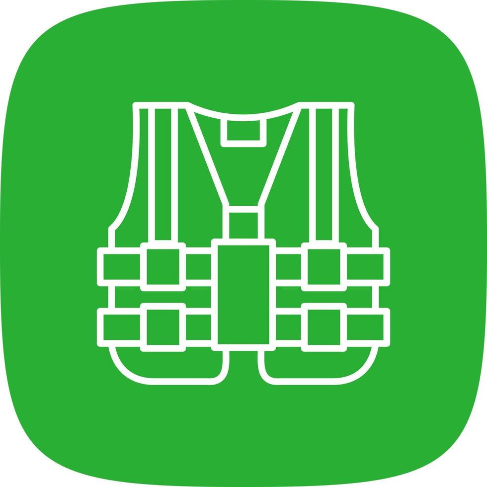 High Visibility Vest Creative Icon Design vector