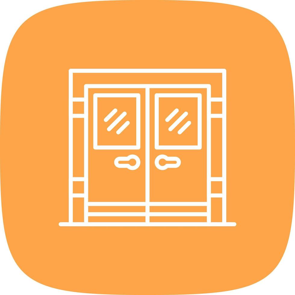 Door Creative Icon Design vector