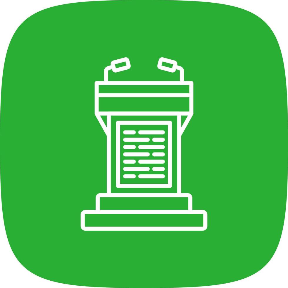 Tribune Creative Icon Design vector