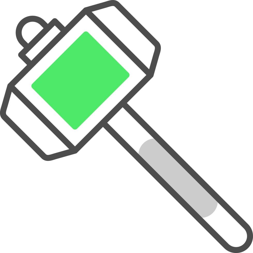 Hammer Creative Icon Design vector