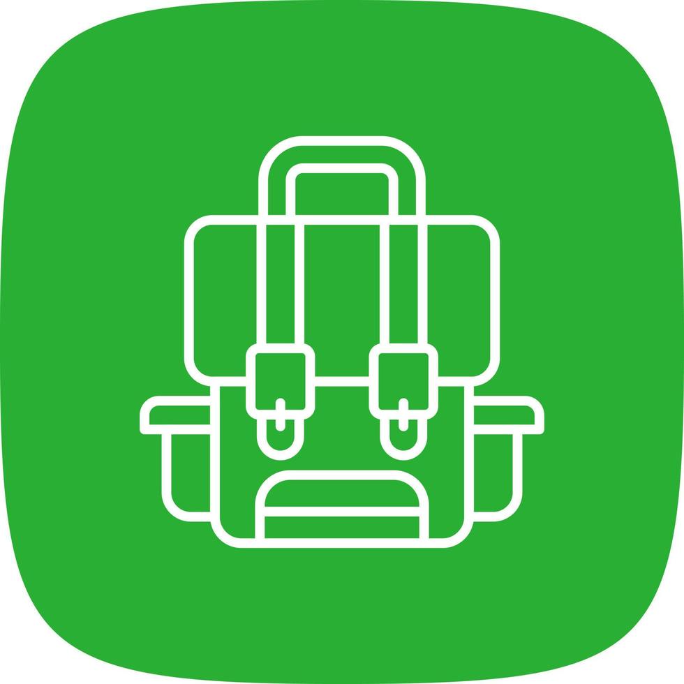 Backpack Creative Icon Design vector