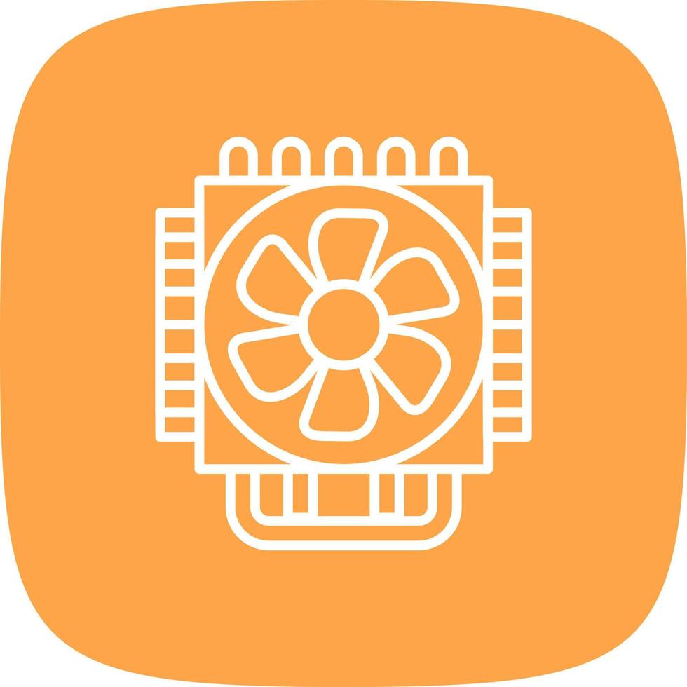 Heatsink Creative Icon Design vector
