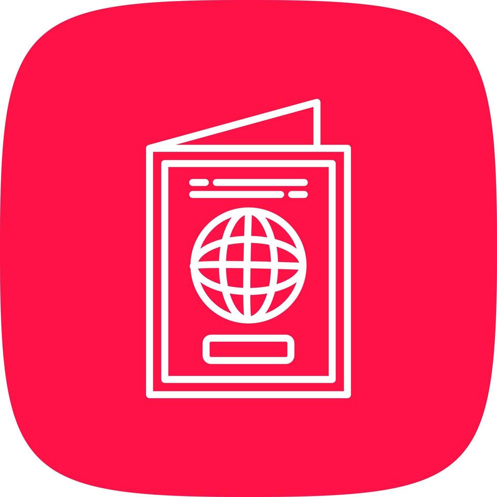 Passport Creative Icon Design vector