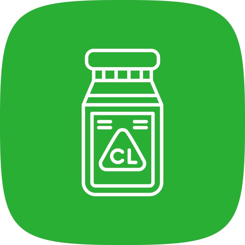 Chlorine Creative Icon Design vector