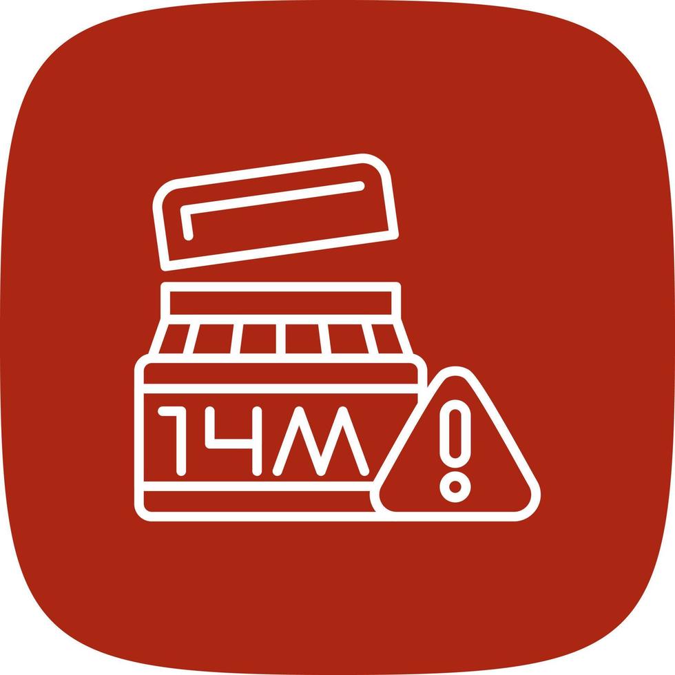 Expiry Date Creative Icon Design vector