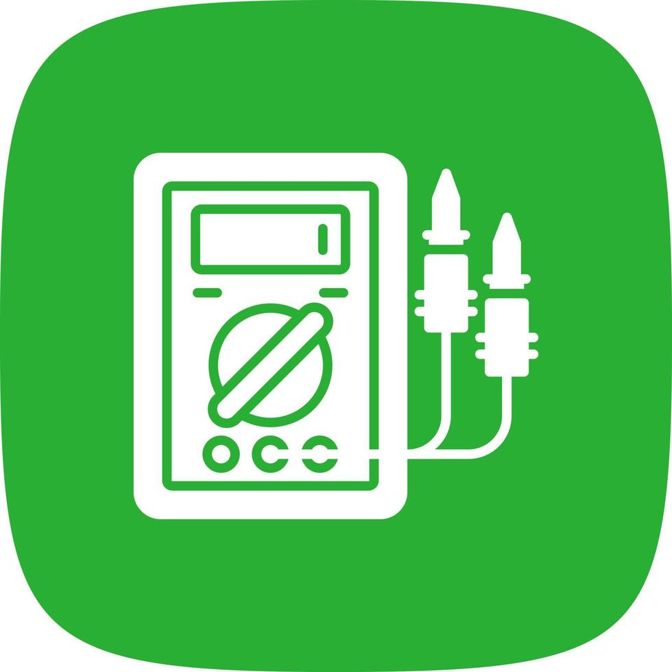 Voltmeter Creative Icon Design vector