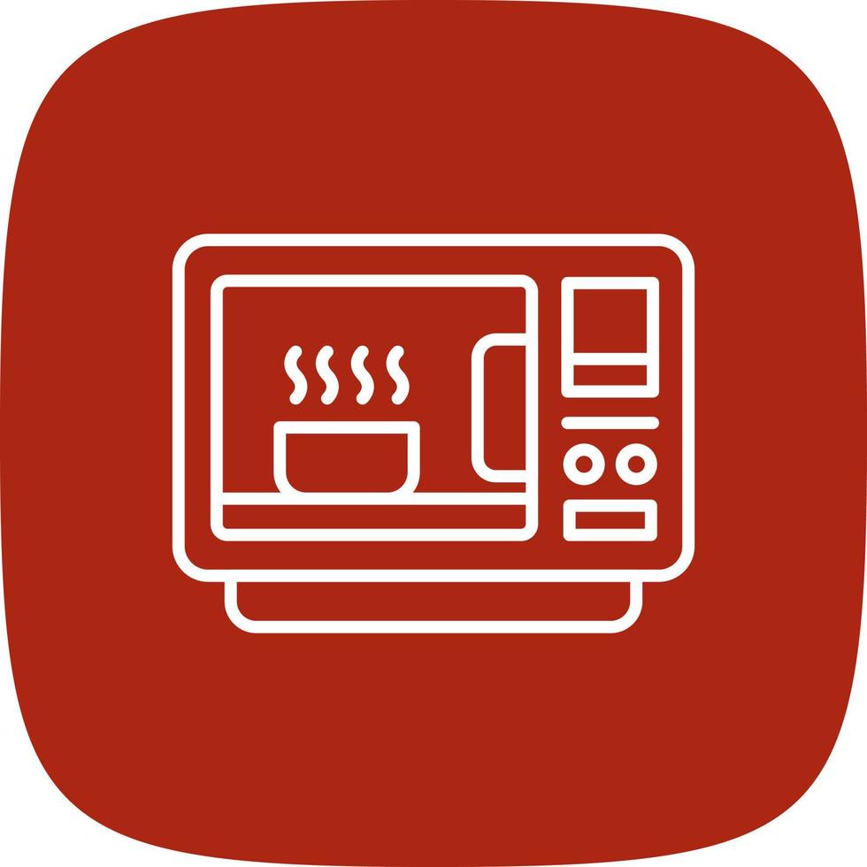 Microwave Creative Icon Design vector
