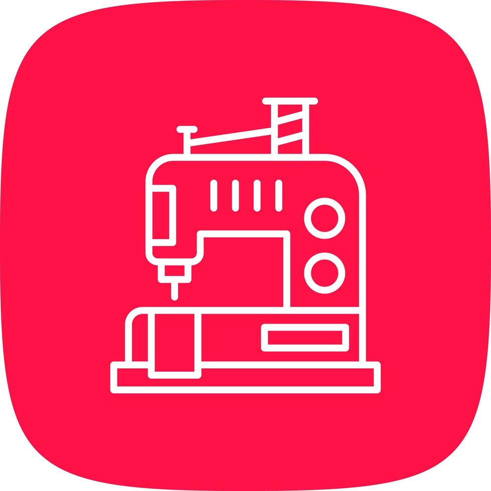 Sewing Machine Creative Icon Design vector