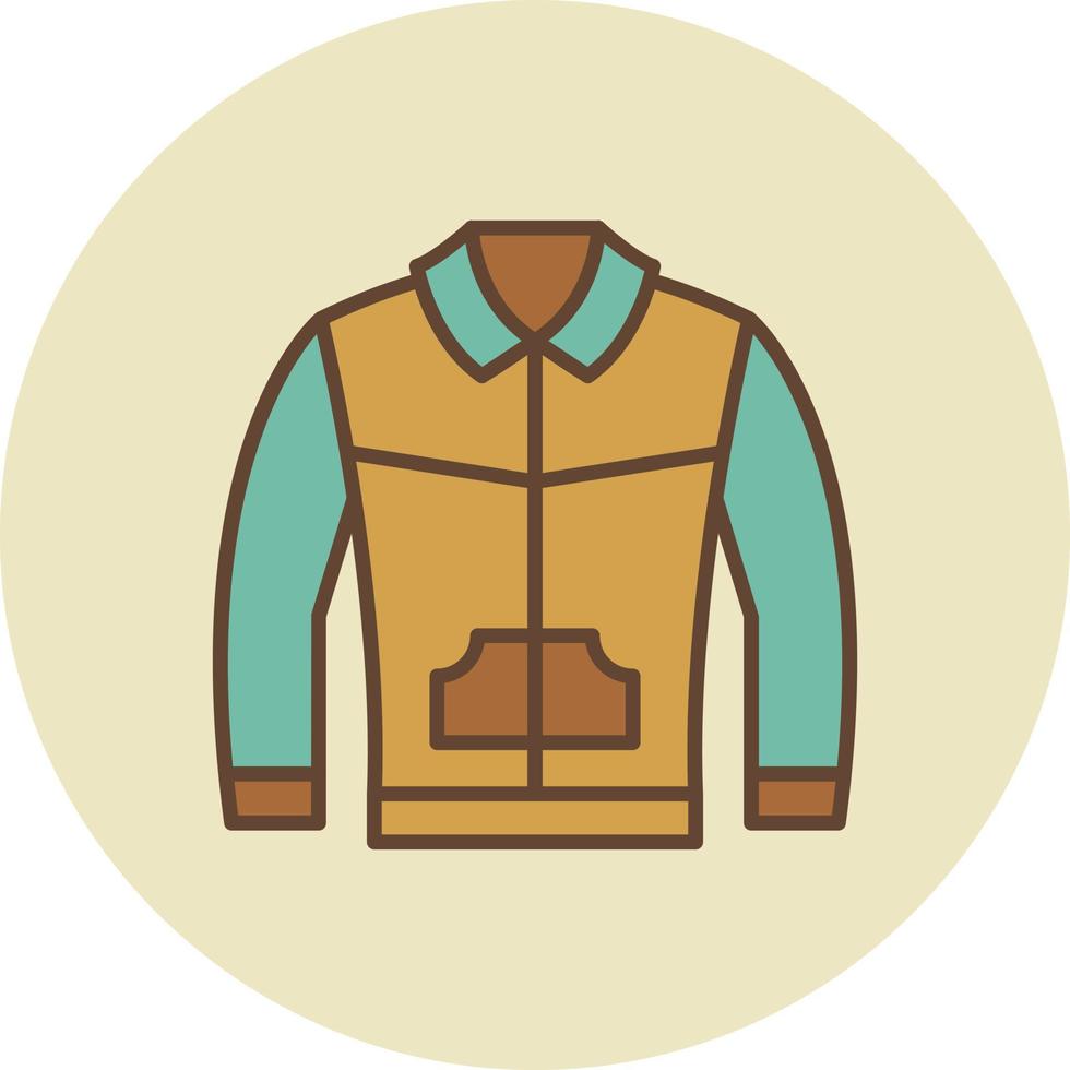 diseño de icono creativo de chaqueta vector