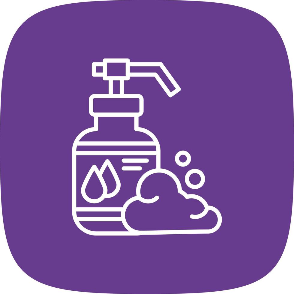 Shampoo Creative Icon Design vector