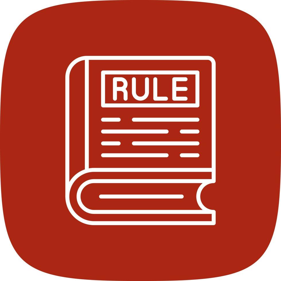 Rule Creative Icon Design vector