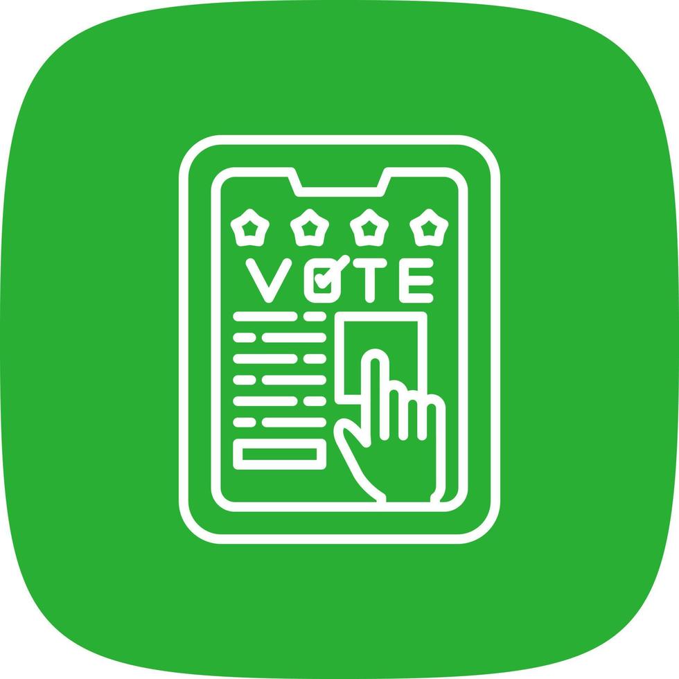 Vote Creative Icon Design vector