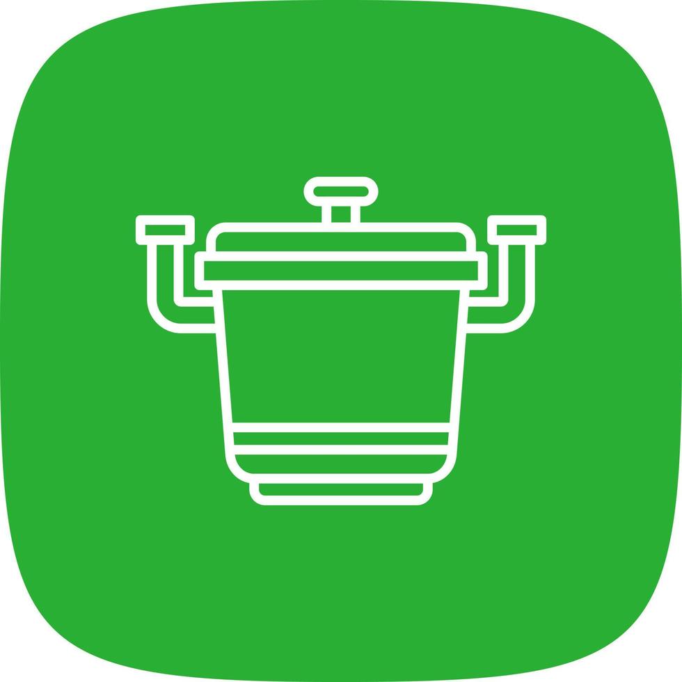 Pot Creative Icon Design vector