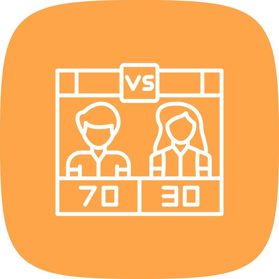 Poll Creative Icon Design vector