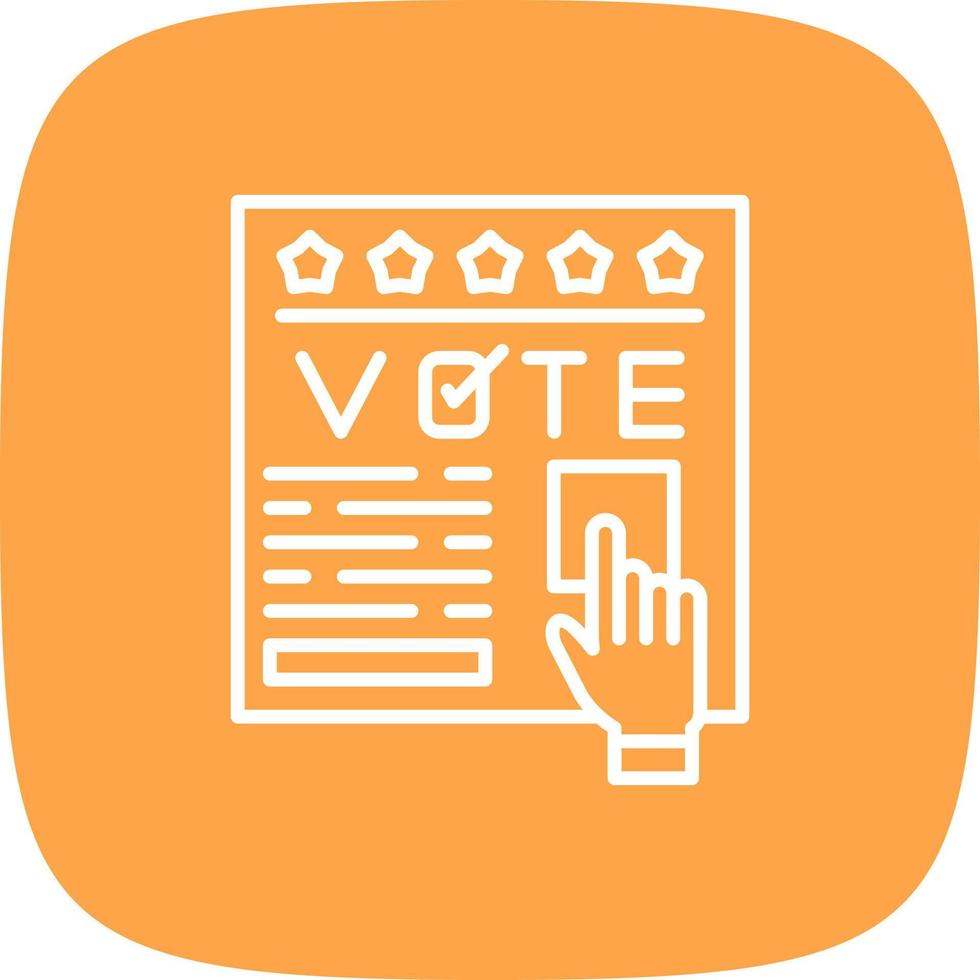 Vote Creative Icon Design vector