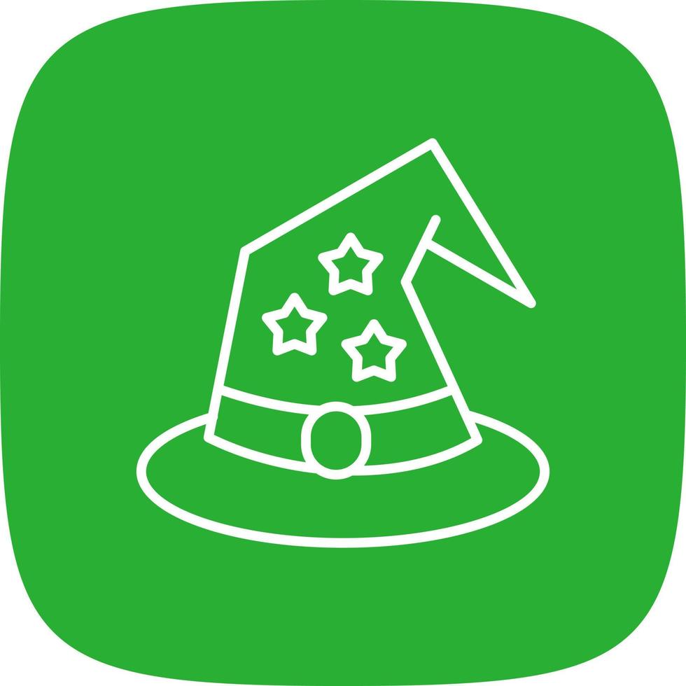 Wizard Hat Creative Icon Design vector