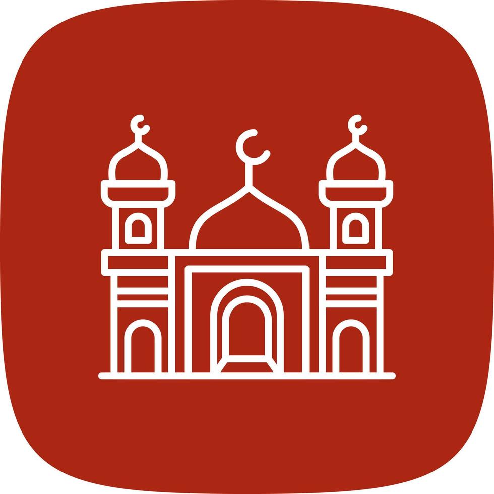 Mosque Creative Icon Design vector