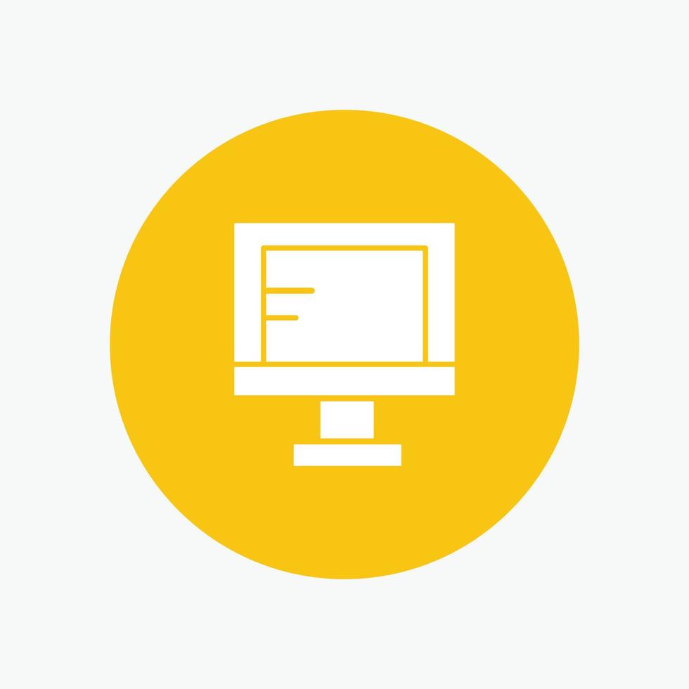 Computer Online Study School vector