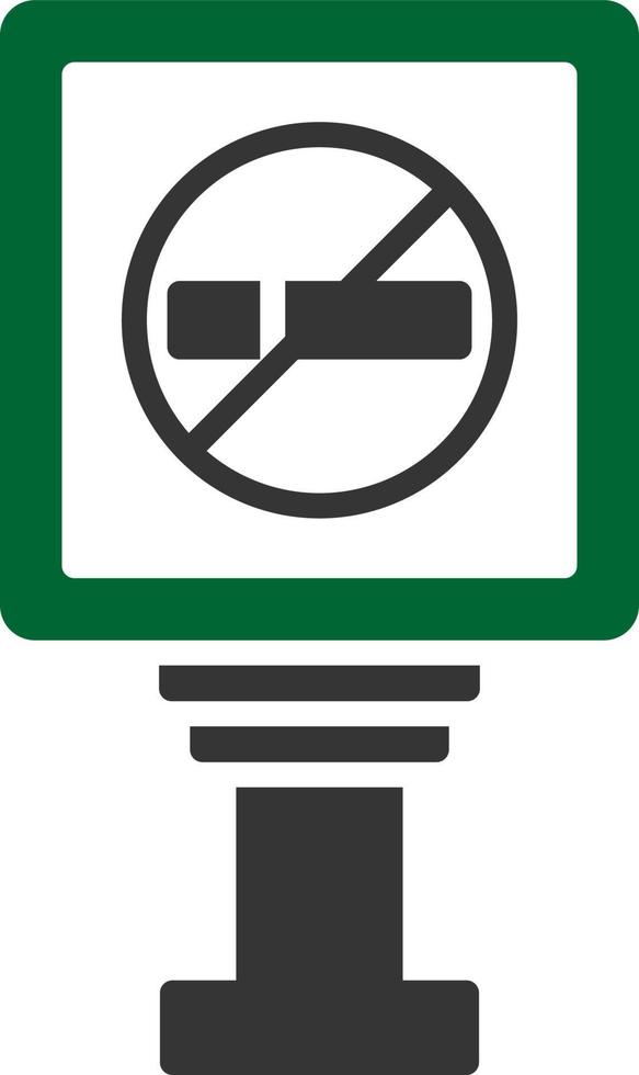 No Smoking Creative Icon Design vector