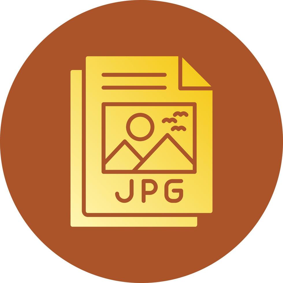 Jpg File Creative Icon Design vector
