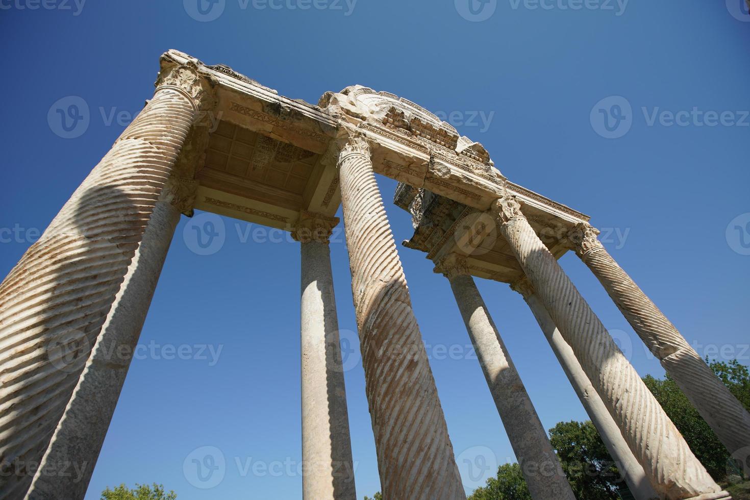 Monumental Gateway, Tetrapylon in Aphrodisias Ancient City in Aydin, Turkiye photo