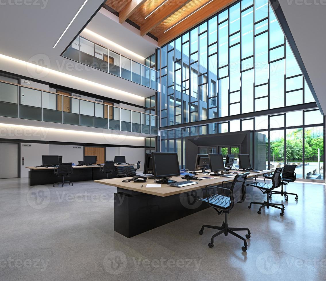 Modern office with open space photo