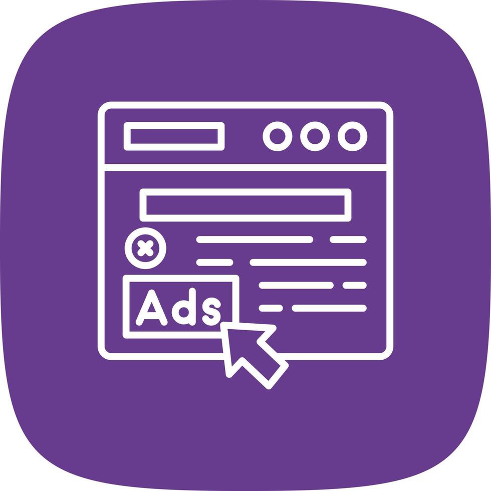 Advertising Creative Icon Design vector