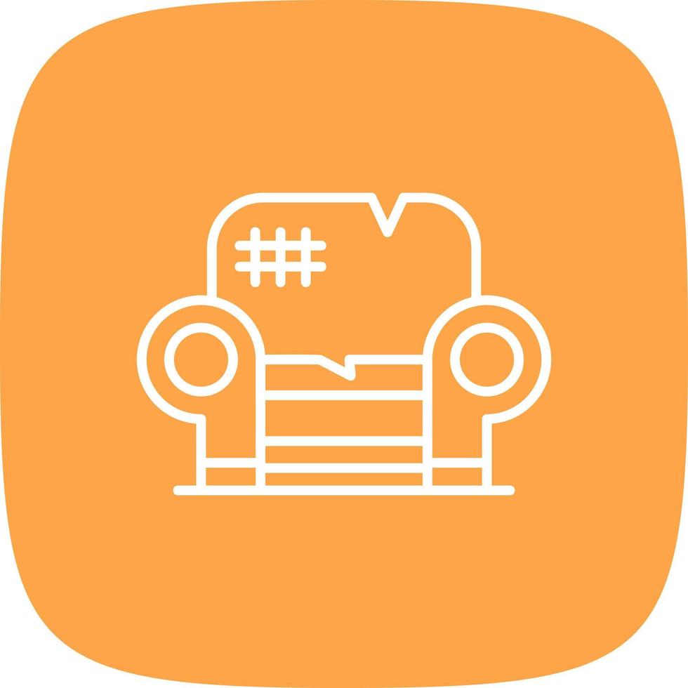 Sofa Creative Icon Design vector