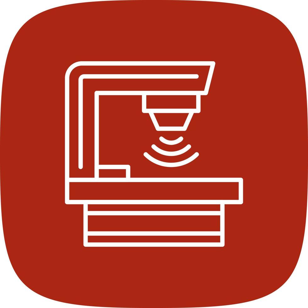 Radiotherapy Creative Icon Design vector