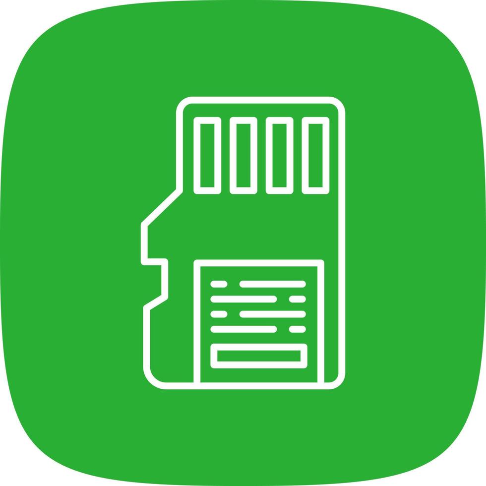 Sd Card Creative Icon Design vector