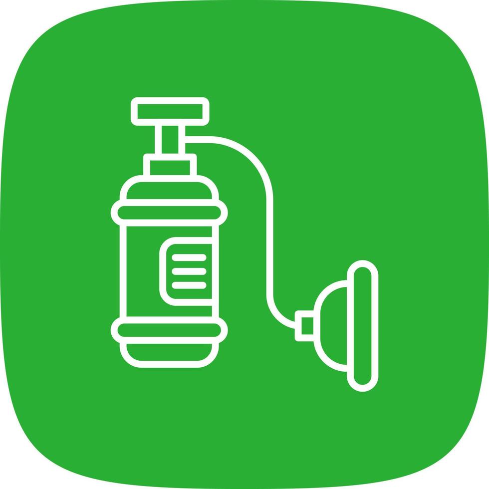 Oxygen Tank Creative Icon Design vector